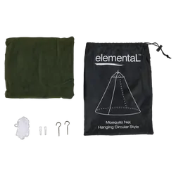 Elemental Single Circular Mosquito Net