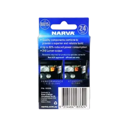 Narva 24V BAU15S Led Ind Globes 1800K Amber (Blister Pack Of 2)