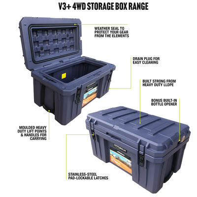 Aussie Traveller Storage Box V3 82L