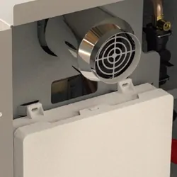 Aussie Traveller Arana Instantaneous Gas Hot Water Heater Unit w/ Black Door