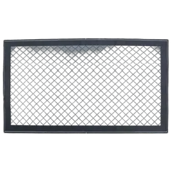 Affordable Camping Mats Annex Mat Crisscross Plain Centre Grey/Black 6.0 x 2.4m