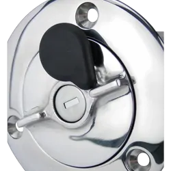 316 Stainless Steel Lockable Fuel Filler - 38mm Nps