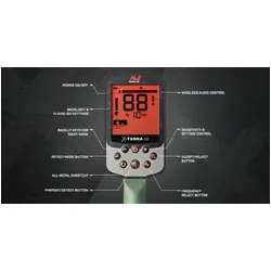 Minelab X-Terra Pro Metal Detector Black & Green
