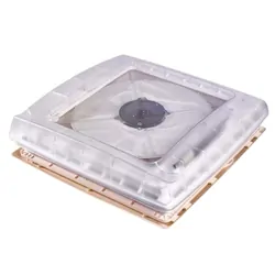 Thule Roof Vent, White/Cream, With Insect Screen And Sunblock Blind 12v #200063