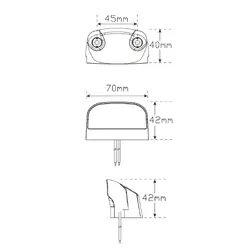 Licence Plate Lamps 41BLM