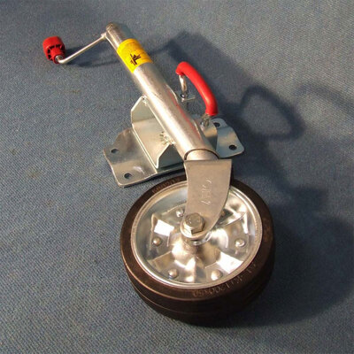 Alko Jockey Wheel 200 W/H Locking Pin Swivel Bracket. 628204