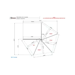 The Bush Company 270 XT Awning Mk2 2.3m - Left Hand Side Fitment