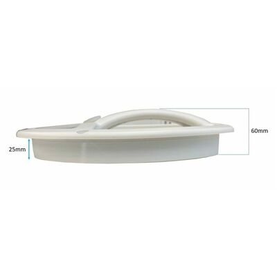 Coast Teardrop LED Assist Handle w/ 12V Light - IP67 - White
