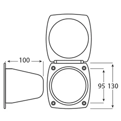 Shower Case Mixer Lockable