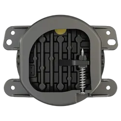 Model 6145 J2 - 12V Led Fog Light Inserts (For Jeep) - Carbon