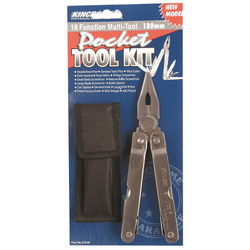 Kincrome Pocket Tool Kit 18 Function 180Mm (7")