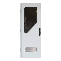 Aussie Traveller Door DC 1822 x 622 Square Top Left Hand Hinge Black