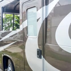 Aussie Traveller Motor Home Door 1750 x 675 LHH White SL