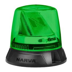 Narva 10-33V Optimax Led Rotating Beacon Flange (Amber/Green)