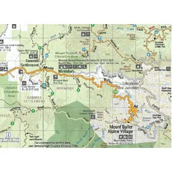 The Victorian High Country - North Western Map