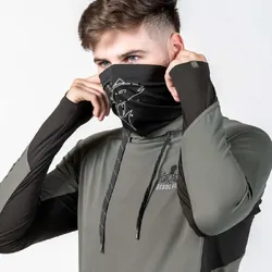 Fish Face Hoodie Greywacke Size 2Xl