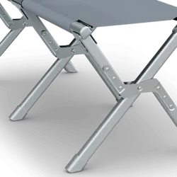 Dometic GO Compact Camp Bench Seat - Silt