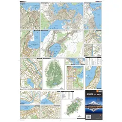 North Island New Zealand Map