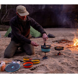 SEA TO SUMMIT Frontier UL Collapsible One Pot Cook Set - [5 Piece] 2.2L Pot