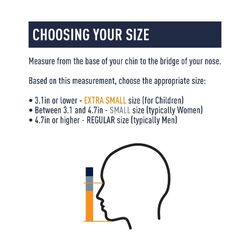 SEA TO SUMMIT Barrier Face Mask - XS Blue