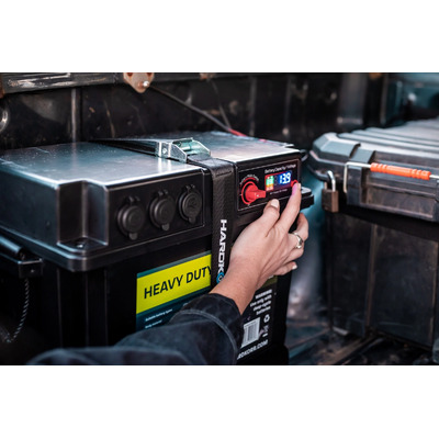 Hardkorr Heavy Duty Battery Box with BCDC1250D Combo