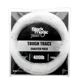 Black Magic Tough Trace Leader Charter Pack 150LB -100M