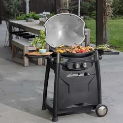 Gasmate Odyssey 2B Trolley Bbq - Black