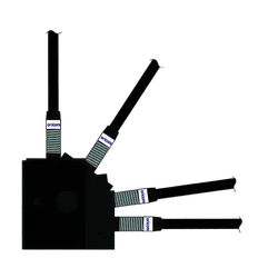 Oricom Folding Antenna Bracket BLACK