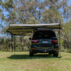 Bushwakka Darkness XL Squared Awning LHS - Grey Canvas Standard Lights