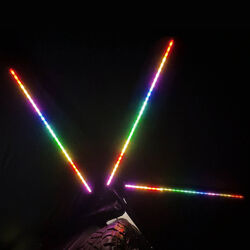 Bushwakka Darkness XL Squared Pro Awning w/ D-Zip RHS - Black Canvas RGB Lights