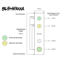 Bushwakka Standard L-Bracket (Single)