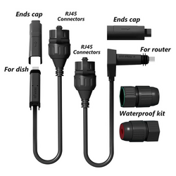 Flat Out Starlink Replacement Cable on Compact Multi-Reel 25m