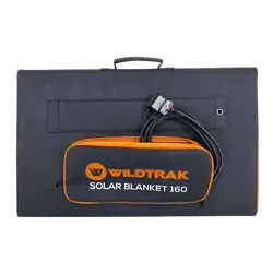 Wildtrak Folding Solar Blanket 160W With Stand