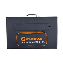 Wildtrak Folding Solar Blanket 240W With Stand