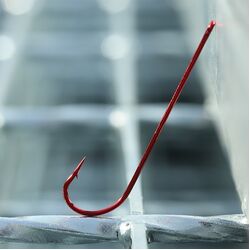 BKK Red Carlisle Bloodworm-R Hooks - #1 - 9 Per Pack