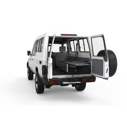 4WD Interiors Roller Floor Drawer suits Toyota Landcruiser 70 Series Lc75/78 V8 Gxl Troop Carrier 09/2022-Current