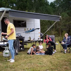 Gasmate Twin Burner Stainless Steel Wok Style Cooker