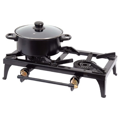 Gasmate Twin Burner Cast Iron Country Cooker