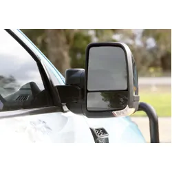Clearview Towing Mirrors [Next Gen, Pair, Multi-Signal, Electric, Black] For Mazda BT-50 2006 to 2011