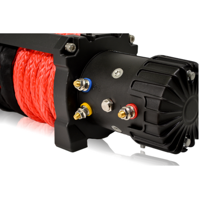 Carbon V.2 12K Winch With Recovery Ring, Soft Shackle, Combo