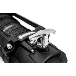 Carbon Offroad Scout Pro - 7000lb Winch with Mega Pro Winch Hook - Black