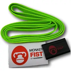 Carbon Winch Monkey Fist Coloured Rope Sheath