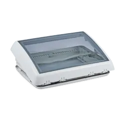 Dometic Midi Heki Skylight w/ LED Lighting & White Edge Dome