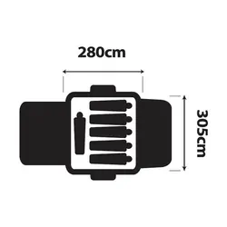 Oztrail Tasman 6 Person Dome Tent