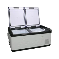 EVAKOOL DOWN UNDER II 80L DUAL ZONE FRIDGE FREEZER - MIDNIGHT BLACK