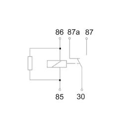 Tyco Mini Relay 12V Change Over 30Amp N/O 40Amp N/C 5 Pin Resistor Protected