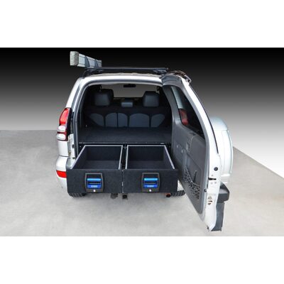 Msa Double Drawer System To Suit Toyota Landcruiser Prado 120 Series