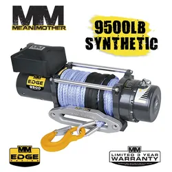 Mean Mother Edge 9500lb Winch [ Type:Synthetic Rope ]