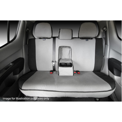 Complete Front & Second Row Set Msa Premium Canvas Seat Covers To Suit Ranger Px2 Inc. Facelift Model Dual Cab/Xlt 08/16-Current