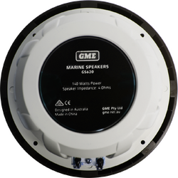 140 Watt IP54 Marine Flush Mount Speakers - Black